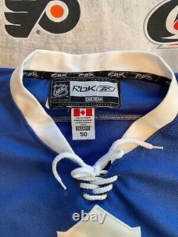 Morgan Rielly #44 Toronto Maple Leafs Men's 50 Reebok Hockey Jersey Fight Strap
