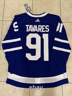 NEW John Tavares Adidas Authentic Pro Home Jersey Toronto Maple Leafs 50 Medium