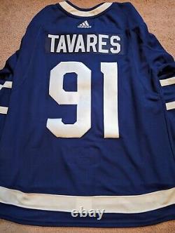 NHL Adidas Indo Toronto Maple Leafs John Tavares Hockey Jersey, Size 54