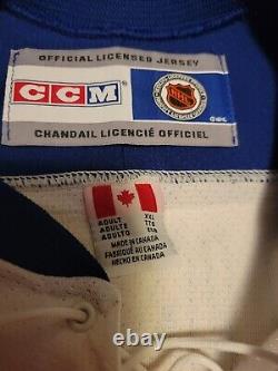 NHL CCM Toronto Maple Leafs Mats Sundin White Alt Hockey Jersey, Size XXL, MiC