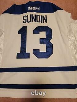 NHL CCM Toronto Maple Leafs Mats Sundin White Alt Hockey Jersey, Size XXL, MiC