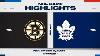 NHL Highlights Bruins Vs Maple Leafs November 5 2024