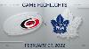 NHL Highlights Hurricanes Vs Maple Leafs Feb 7 2022