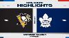 NHL Highlights Penguins Vs Maple Leafs October 12 2024