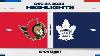 NHL Highlights Senators Vs Maple Leafs December 27 2023