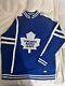 NHL Hockey Toronto Maple Leafs 1/4 Zip Sweater Pullover Medium ILANCO