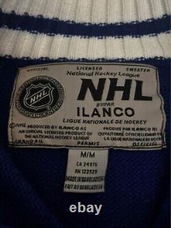 NHL Hockey Toronto Maple Leafs 1/4 Zip Sweater Pullover Medium ILANCO