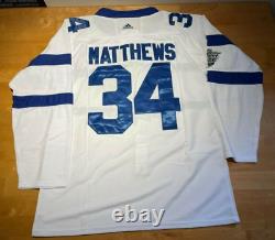 NHL Hockey Toronto Maple Leafs Austin Matthews #34 Jersey Large adidas White NWT