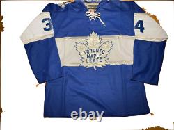 NHL Hockey Toronto Maple Leafs Auston Matthews #34 Jersey Large Reebok Blue