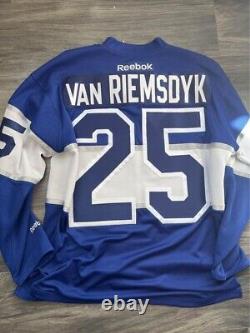 NHL Hockey Toronto Maple Leafs James van Riemsdyk #25 Sewn Jersey Small Reebok