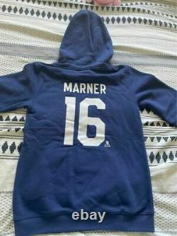 NHL Hockey Toronto Maple Leafs Mitch Marner #16 Hoodie Sweatshirt XL Blue