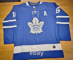 NHL Hockey Toronto Maple Leafs Mitch Marner #16 Jersey Large adidas Blue