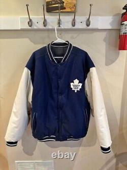 NHL Hockey Toronto Maple Leafs Reversible Jacket XL XLarge