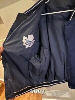 NHL Hockey Toronto Maple Leafs Reversible Jacket XL XLarge