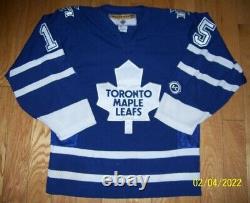 NHL Hockey Toronto Maple Leafs Thomas Kaberle #15 Jersey Small KOHO Blue