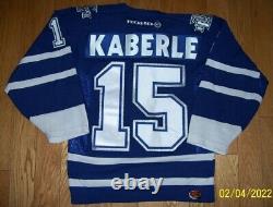 NHL Hockey Toronto Maple Leafs Thomas Kaberle #15 Jersey Small KOHO Blue