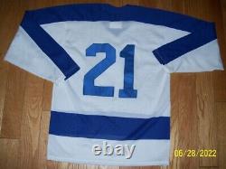 NHL Hockey Vintage 70s Toronto Maple Leafs Borje Salming #21 Jersey Small Copper