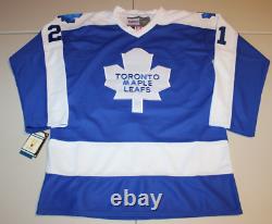 NHL Hockey Vintage Toronto Maple Leafs Borje Salming 21 Jersey 50 Large CCM NWT