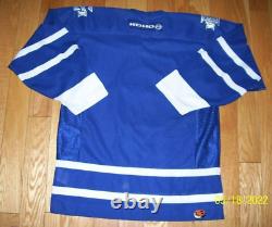 NHL Hockey Vintage Toronto Maple Leafs Sewn Jersey Medium Blue KOHO