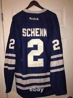 NHL Reebok Toronto Maple Leafs Luke Schenn #2 Jersey Men Size 50 Made in Canada