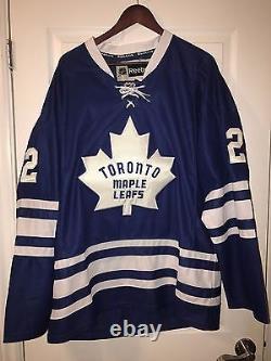 NHL Reebok Toronto Maple Leafs Luke Schenn #2 Jersey Men Size 50 Made in Canada