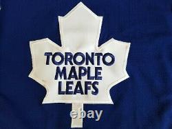 NHL Toronto Maple Leafs Bryan McCabe Signed Blue Koho 6100 Hockey Jersey 52