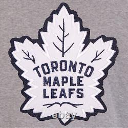 NHL Toronto Maple Leafs Reversible Fleece Jacket JH Embroidered Logos