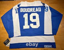 NHL Vintage Toronto Maple Leafs Bruce Boudreau #19 Jersey Sz 50 CCM Blue NWT