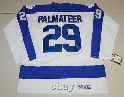 NHL Vintage Toronto Maple Leafs Mike Palmateer Sewn Jersey XL 52 CCM Blue NWT