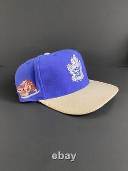 NWOT VTG Toronto Maple Leafs American Needle Blockhead Snapback Hat! NHL Hockey