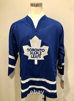 NWT Alex Trebek Jeopardy Personal Collection Toronto Maple Leafs Koho Jersey XL