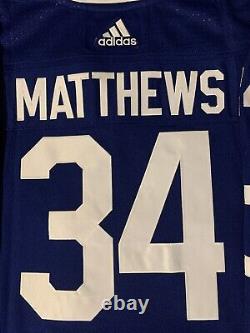 NWT Authentic Auston Matthews Adidas Primegreen Toronto Maple Leafs Jersey 44