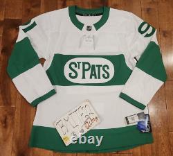NWT John Tavares Toronto Maple Leafs ST PATS NHL Adidas Ice Hockey Men Jersey 50