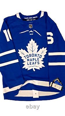 NWT Mitch Marner Toronto Maple Leafs Authentic Adidas NHL Hockey Jersey Size 50
