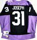Pro-52 Curtis Joseph Toronto Maple Leafs Hockey Fights Cancer Adidas NHL Jersey