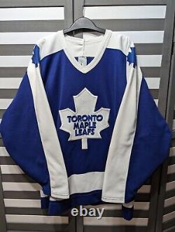 RARE Authentic 1989 Toronto Maple Leafs CCM UltraFil NHL Hockey Jersey Size 48