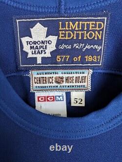 RARE Toronto Maple Leafs Authentic 1996-97 LMT Edition CCM NHL Hockey Jersey 52