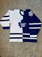 RARE Vintage Toronto Maple Leafs CCM NHL Jersey Men's M Blue and White EUC