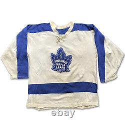 Rare Vintage Toronto Maple Leafs NHL Jersey Bauer 1960s or 1970s Made in Canada
