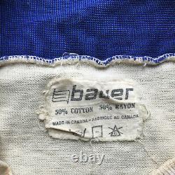 Rare Vintage Toronto Maple Leafs NHL Jersey Bauer 1960s or 1970s Made in Canada