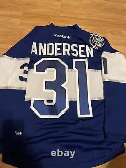 Reebok Anderson Toronto Maple Leafs Centennial Classic NHL Jersey Blue Small
