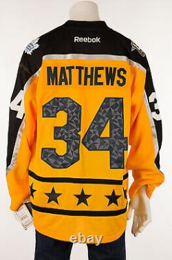 Reebok Men's Toronto Maple Leafs #34 Matthews Authentic NHL Jersey Size L