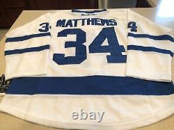 Reebok Toronto Maple Leafs Auston Matthews Hockey Jersey Mens Sz 48