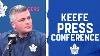 Sheldon Keefe Pre Game Toronto Maple Leafs At Edmonton Oilers December 14 2021