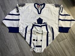 Signed Authentic Nike Curtis Joseph Toronto Maple Leafs 1997-99 Hockey Jersey 52