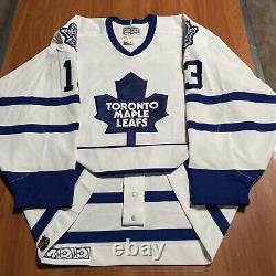 Signed CCM Authentic Mats Sundin Toronto Maple Leafs NHL Jersey Vintage White 52