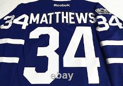 Sm Auston Matthews Toronto Maple Leafs 2017 Rookie Year Centennial Rbk Jersey