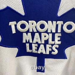 Starter Toronto Maple Leafs 13 Mats Sundin NHL White V-Neck Jersey Size L