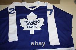 TORONTO MAPLE LEAFS DARRYL SITTLER Sewn Stitched Autographed Custom JERSEY JSA