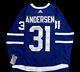 TORONTO MAPLE LEAFS FREDRIK ANDERSON JERSEY AUTOGRPAH With AJ SPORTS COA